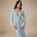 Alessia Open-Knit Dress